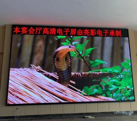 南阳七彩欢乐谷酒店室内P2.5大屏